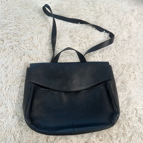 Cuyana Convertible Satchel-15 inch Backpack/Satchel bag in black main image 8